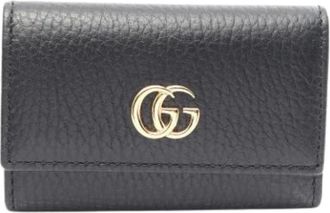 Gucci Pre-owned Keycase - Dames - Vintage Accessoires - Zwart - ONE Size - Leer - Vintage