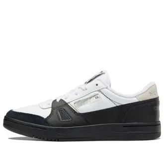 Reebok LT Court Cozy Wear-resistant Skateboarding Shoes Unisex White Black HP5361