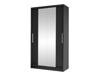 Mirjan24 Armario Closico Structor Ii, Negro, 200x100x58cm, Puertas De Armario: Correderas, N&uacute;mero De Estantes: 4