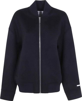 Sportmax Spx Ondata Double Wool Bomber Jacket