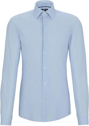 HUGO BOSS Heren, Overhemden, Blauw, Maat: 2XL