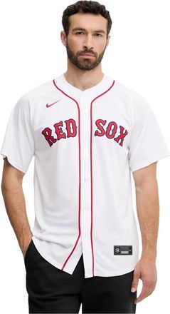 Nike Boston Red Sox T-shirt - Heren - Fitness - Wit - L - Polyester - Fitness