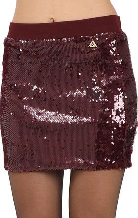 Akep Sequin-Embellished Mini Skirt With Stretchy Waistband