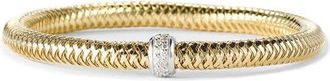 Roberto Coin Primavera Diamond Bracelet in Yellow Gold at Nordstrom, Size 7