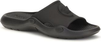 Versace Mens Black Rubber Sandals