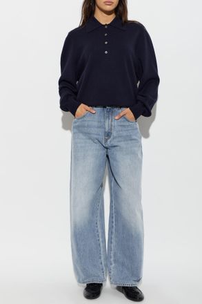 R&oacute;he Jeans With A vintage Effect, Womens, Blue