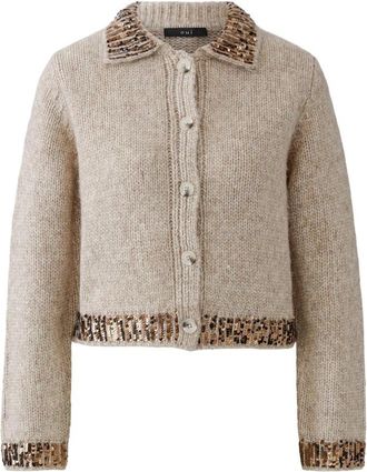 Oui Truien - Dames - Vesten - Beige - S - Truien & Vesten
