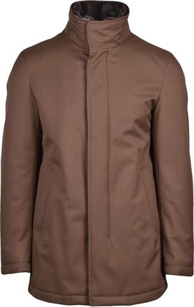 Herno Parka with Refined Fur Collar and Down Fill