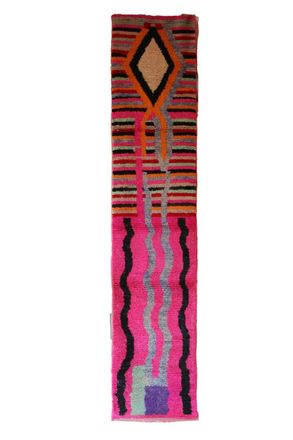 AFK Living Alfombra bereber marroqu&iacute; de pura lana 72 x 350 cm