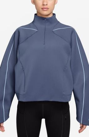 Nike Universa Dri-FIT Quarter Zip Pullover in 499 World Indigo/Work Blue at Nordstrom Rack, Size X-Small