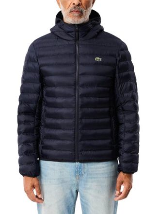 Lacoste Quilted Puffer Jacket Navy (UK, Alpha, XL, Regular, Regular, Abysm)