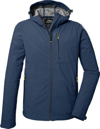 Killtec Killtec KOS 259 MN SFTSHLL JCKT Mens Softshell Outdoor Jacket with Hood Dark Blue L 41367-000