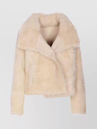 Yves Salomon shearling cropped jacket