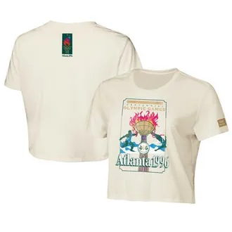 Outerstuff Womens Outerstuff Cream Atlanta 1996 Summer Olympics Centennial Vibe Cropped T-Shirt at Nordstrom, Size X-Large