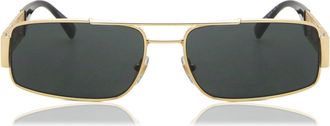 Versace VE2257 Asian Fit 100287 Mens Sunglasses Gold Size 60