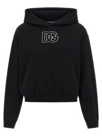 Dolce & Gabbana Black Embroidery sweatshirt