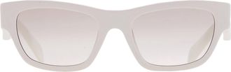 Prada Neutral Gradient Light Grey Cat Eye Ladies Sunglasses PR B09S 26A80M 52