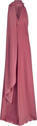 Cortana Farah- transformeerbare jurk in roze zijde- - Dames - Avondkleed - Roze - L - Kleedjes