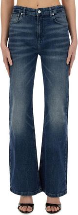 Moschino Wide-Leg High Waist Denim Jeans