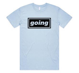 Sanfran Clothing Going Top Britpop UK 90s 00s Merch Tour Rock Band 2025 Sunshine Shes Electric Unisex T-Shirt Tee Extra Large/Light Blue