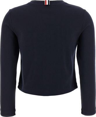 Thom Browne Womens Blue Viscose Cardigan Clothing