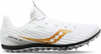 Saucony Mens Havok Xc3 Cross-Country Racing Shoe In White