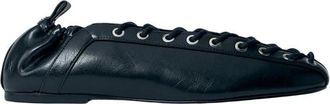Ganni Veterschoen Ballerina Flats - Dames - Ballerinas - Zwart - 38 EU - Schoenen