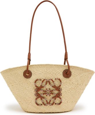 Loewe Anagram Small Raffia Basket bag - Natural - One Size