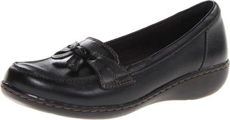Clarks Womens 26067331 Ashland Bubble Slip-On Loafer, Black, 5 UK
