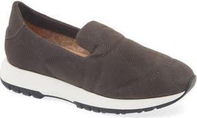 Aquatalia Katya Quilted Weatherproof Slip-On Sneaker in Dark Brown at Nordstrom Rack, Size 10.5