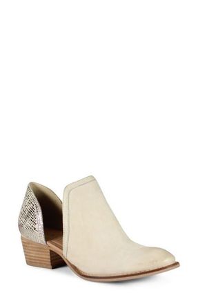 Diba Shy Town Bootie in White Silver Grey at Nordstrom, Size 8