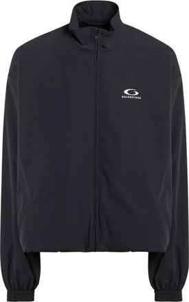 Balenciaga Tracksuit Jacket - Heren - Zomerjassen - Zwart - L - Polyester - Jassen