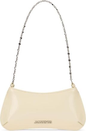 Jacquemus Le Petit Kiss Chain - Dames - Schoudertassen - Beige - ONE Size - Katoen - Tassen