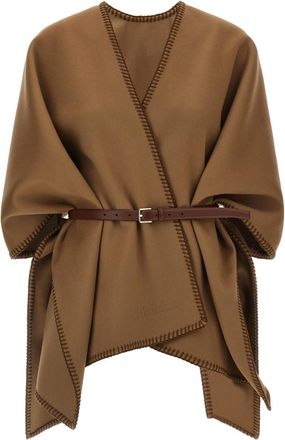 Max Mara Beige V Neck Trench Coat