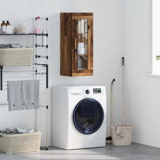 vidaXL vidaXL Pensile Legno vecchio 34,5 x 34 x 90 cm