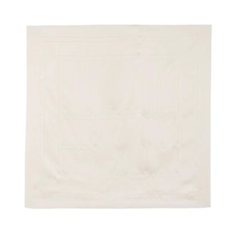 Toteme Embroidered Monogram Silk Scarf - female - Tot&ecirc;Me - Silk Scarves - Beige - ONE SIZE - Accessories