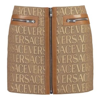 Versace Jacquard Mini Skirt