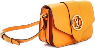 Louis Vuitton Borsa a tracolla LV Pont 9 in pelle - Arancione