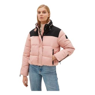 Invicta Kort jack met rits - Dames - Jassen - Roze - Maat: S Katoen