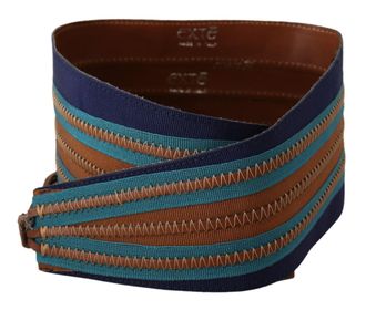 Exte Leather Wide Waistband Tie Fastening Womens Belt