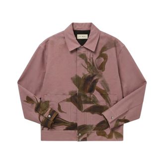 Dries Van Noten Giacca - Dames - Jassen - Roze - Maat: M Katoen
