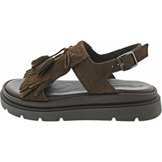 Tamaris Sandaal - Dames - Schoenen - Beige - Maat: 41 EU Leer