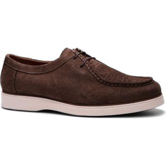 Carlos By Carlos Santana Morrison Moc Shoe in Saloon Brown Suede at Nordstrom, Size 11.5