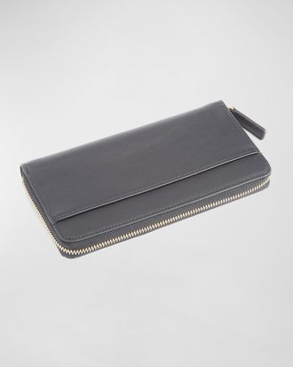 Royce Leather RFID Blocking Continental Wallet, Personalized