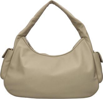 Lancaster Julia Waxed Canvas Tas - Dames - Handtassen - Beige - ONE Size - Tassen