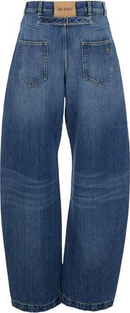 The Attico Womens Blue Denim Jeans