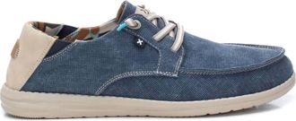Xti Mens Total Comfort Boat Shoes In Navy