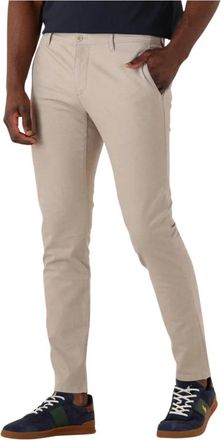 Alberto ROB Chino - Heren - Chinos - Beige - W36 L34 - Katoen - Broeken