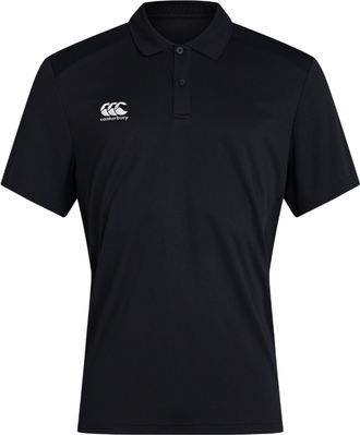 Canterbury Of New Zealand Heren Club Dry Poloshirt (Zwart)