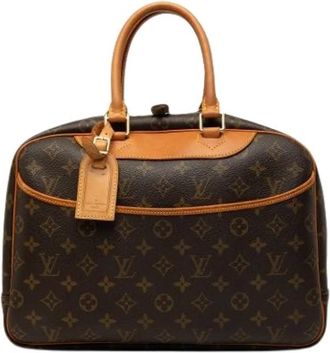 Louis Vuitton Pre-owned Deauville - Dames - Vintage Handtas - Bruin - ONE Size - Leer - Vintage